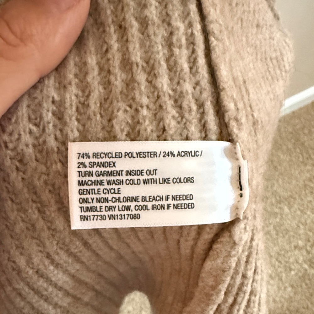 🍁Universal Thread: Tan Ribbed Cardigan - Picture 4 of 6